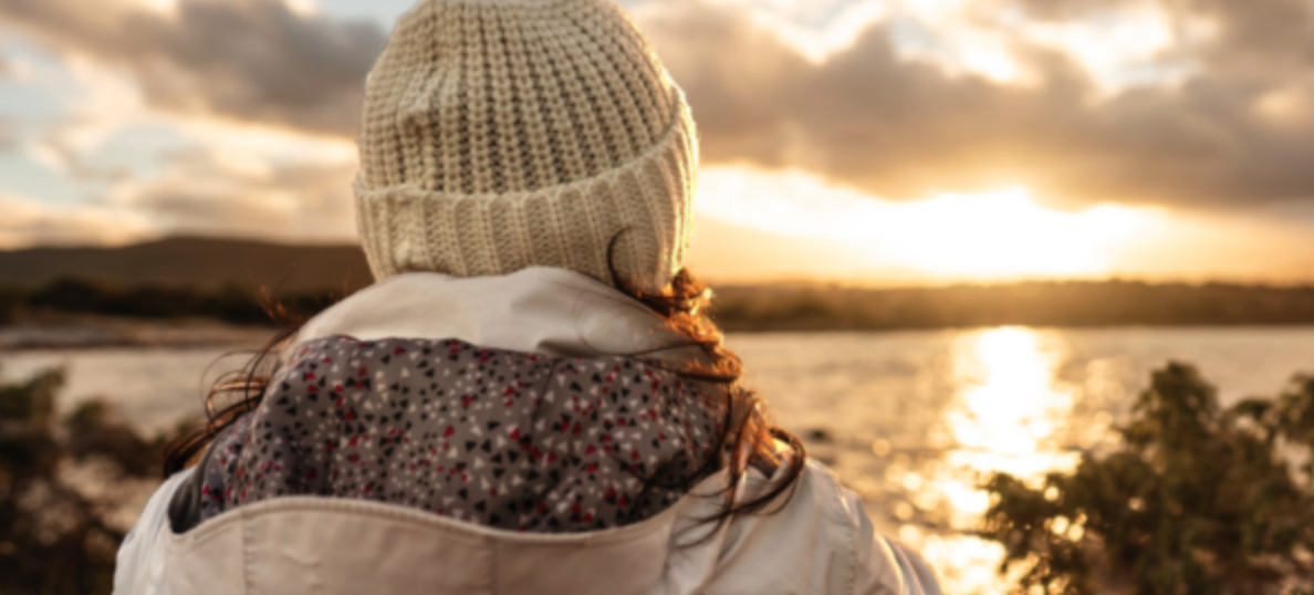 woman reflecting on the simple things shes changed to improve her life